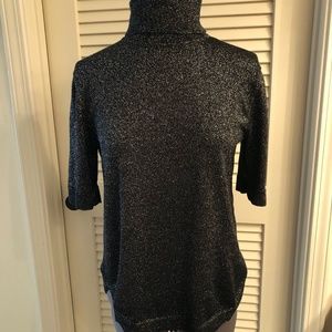 Cable & Gauge black and metallic silver top size Medium